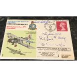 WW2 Aces multi signed Hans Rossbach type cover including Luftwaffe aces Erich Rudorffer and Fredrich