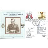 Battle of Britain Pilots multiple signed cover. CMD1 Viscount Trenchard 16 Sept 86 BFPS 2114 50th