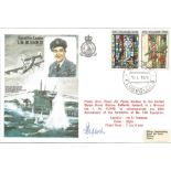 WW2 Uboat hunter Sqn Ldr Terence Bulloch DSO DFC signed on his own RAF historic aviators cover. Good