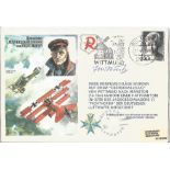 Great War Fred West VC signed Baron von Richthofen historic aviators cover. Good condition. All