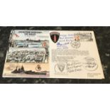 WW2 D Day triple signed cover Flt. Lt. John Guy Cardew Barnes 600 Squadron Battle of Britain and