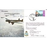 WW2 Dambuster raid veteran David Shannon DFC signed Fairey Hendon bomber cover B19. Good