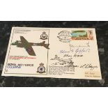 WW2 Aces multi signed Hans Rossbach type cover including Luftwaffe Ace Helmut Lipfert 203 aerial