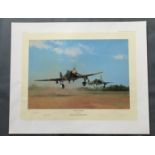 Richard Taylor Typhoon Scramble Limited Edition signed by 3 RAF fighter pilots who all flew the