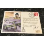 Flown and signed cover Marshal of the RAF The Lord Tedder of Glenguin RAF Museum HA12 Historic