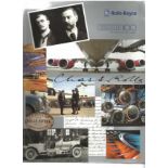 A Rolls Royce book and 3 Rolls Royce posters A special book produced by Rolls Royce and presented to