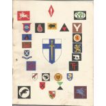 An Original World War Two Order of Service booklet for the Second Army Thanksgiving Service on