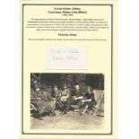 Violet Helen Attlee, Countess Attlee (née Millar) Miss Felicity Atlee signed piece. Violet was the