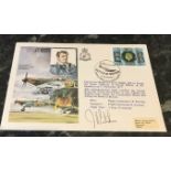 Flown and signed cover Air Commodore A C Deere RAF Museum HA19 Historic Aviators cover 1977, flown