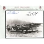 WW2 Luftwaffe Stuka Aces signed JU87 photo