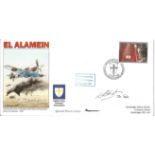 WW2 RAF Flt Lt W R K Hughes 70 Squadron 1940 signed El Alamein Concorde flown cover, certified no.