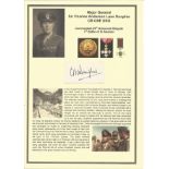 Major General Sir Charles Anderson Lane Dunphie CB CBE DSO MiD signed piece, he commanded 26th