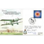 WW2 Fighter ace MRAF Dermot Boyle AFC Battle of Britain signed RAF H P Heyford bomber cover. Good