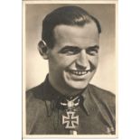 RARE Oberstleutnant Henrich Heinz Bar (1913 1957) KC, WW2 Luftwaffe Ace, over 1000 combat