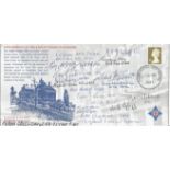 Battle of Britain multiple signed Raflet Stamp Club cover. 17 Signatures include Ronnie Hay, William