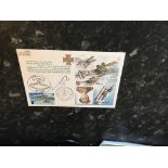 Flown and signed cover Major J T B McCudden RAF Museum HA27 Historic Aviators cover 1978, flown in a