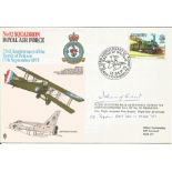 WW2 fighter ace Johnny Kent DSO DFC signed 92 sqn Battle of Britain cover. Good condition. All