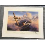 Nicolas Trudgian Head to Head Limited Edition signed by 8 RAF 602 Squadron Battle of Britain pilots.