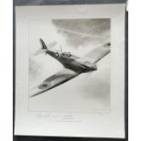 Frank Wootton Sigh of a Merlin Limited Edition signed by Alex Henshaw MBE. This print is from the