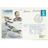 WW2 top allied fighter ace AVM Johnnie Johnson DSO DFC signed RAF on his own historic aviators