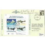 Gr Capt Montague Smith 264 Sqn 1940 signed FDC 75th Anniversary of the Royal Naval Air Service PM.