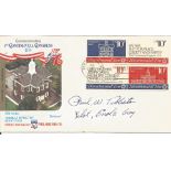 WW2 Enola Gay pilot Brig Paul Tibbetts signed US Continental Congress FDC. Good condition. All