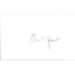 Basil Hume Signed 5x3 White Card. Good condition. All autographs come with a Certificate of