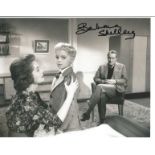 Barbara Shelley Signed 10x8 Black And White Photo. Good condition. All autographs come with a
