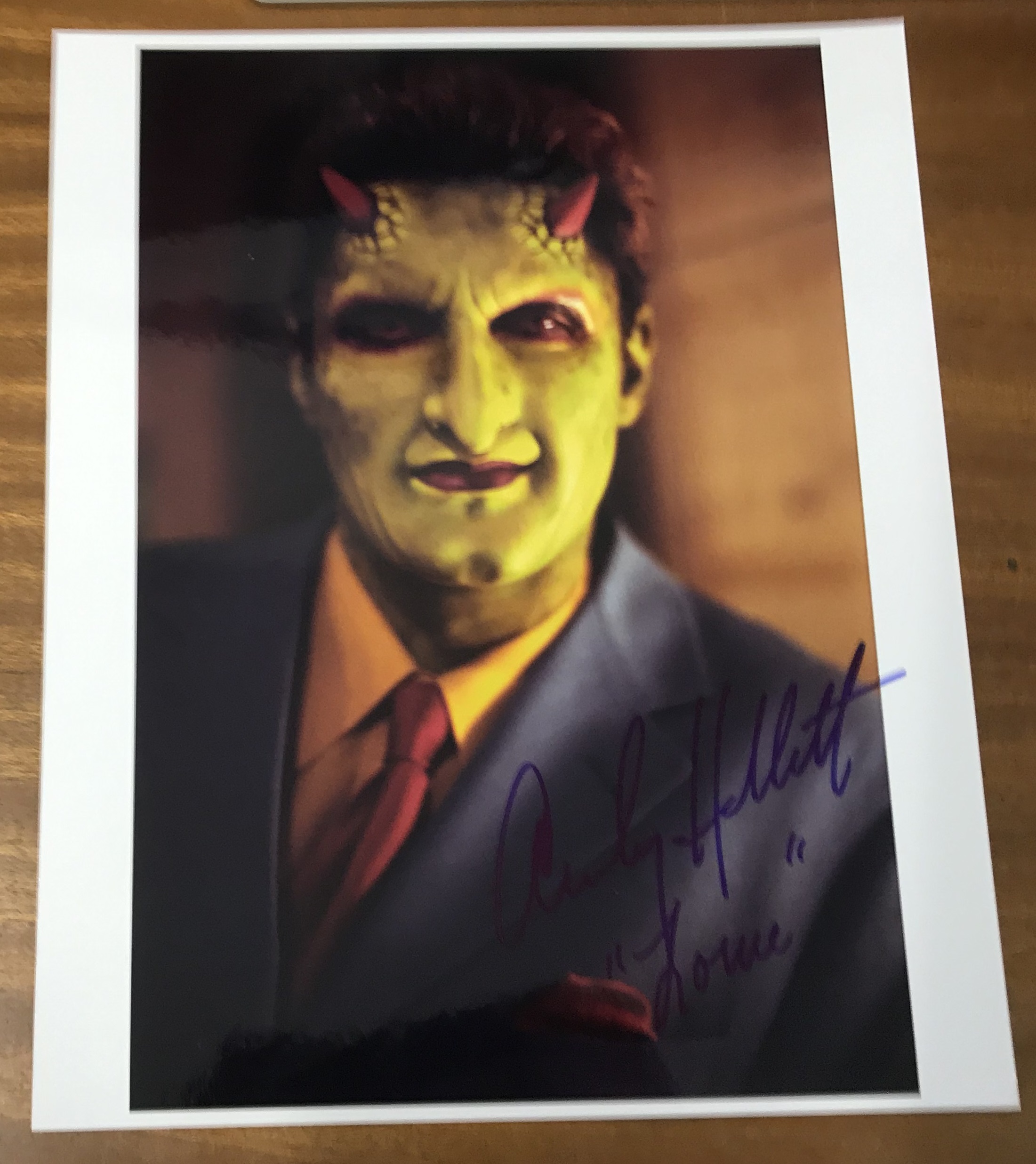 Andy Hallett Signed 10x8 Colour Photo. Good condition. All autographs come with a Certificate of