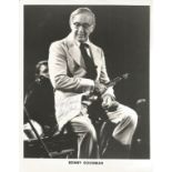 Benny Goodman Signed 10x8 Black And White Photo. Good condition. All autographs come with a