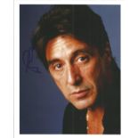 Al Pacino Signed 10x8 Colour Photo. Good condition. All autographs come with a Certificate of