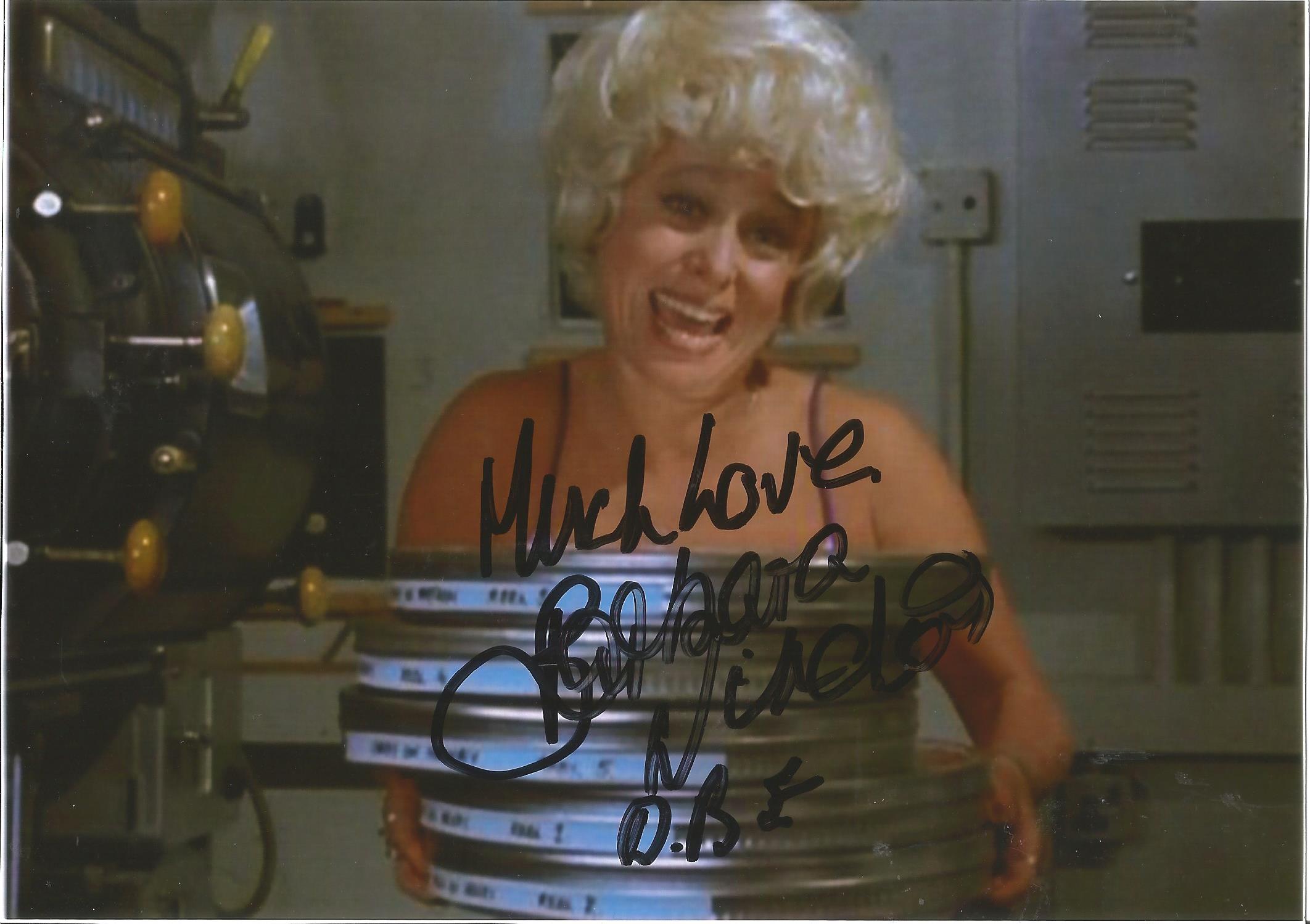 Barbara Windsor (1937 2020) Actress Signed Carry On Photo. Good condition. All autographs come