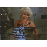 Barbara Windsor (1937 2020) Actress Signed Carry On Photo. Good condition. All autographs come