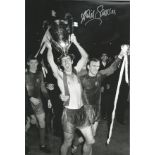 David Sadler Signed Manchester United 1968 European Cup 8x12 Photo. Good condition. All autographs
