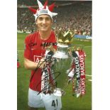 Federico Macheda Signed Manchester United 8x12 Photo. Good condition. All autographs come with a