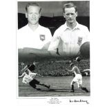 Tom Finney Preston Signed 16 x 12 inch football photo. Good condition. All autographs come with a