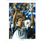 Angelos Charisteas Greece Signed 16 x 12 inch football photo. Good condition. All autographs come