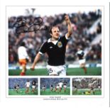 Archie Gemmill Collage Scotland Signed 12 x 12 inch football photo. Good condition. All autographs