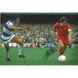 Kevin Keegan signed 12 x 8 inch colour Liverpool football action photo. Good condition. All