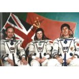 Helen Sharman signed 12 x 8 inch colour crew photo. Good condition. All autographs come with a