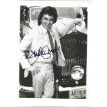 Dudley Moore as Arthur signed 7 x 5 inch b/w photo. Good condition. All autographs come with a