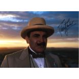 David Suchet as Poirot signed 16 x 12 inch colour photo. Good condition. All autographs come with