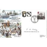 WW2 Bletchley Park codebreaker Sir Harry Hinsley OBE signed 1994 Army Communications cover. German