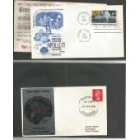 3 vintage Apollo moon mission stamp covers comprising of an Apollo 11 First men on the Moon cover