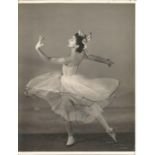 Margot Fonteyn collection. Includes one 10x8 black and white signed photo and one 10x8 black and