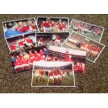 1966 World Cup Postcard collection 9 colour post card each featuring a moment from Englands world