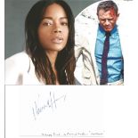 Naomie Harris Actress Signed Card With James Bond 007 Photo £6-8. Good condition. All autographs