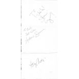 Film and Entertainment signed index cards. 16 in total. Includes Macauley Culkin, Steve