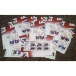 London 2012 Paralympic FDC collection 18 fantastic covers UNSIGNED featuring gold medallists from
