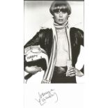 Joanna Lumley Actress Signed Card With Avengers Photo £10-12. Good condition. All autographs come